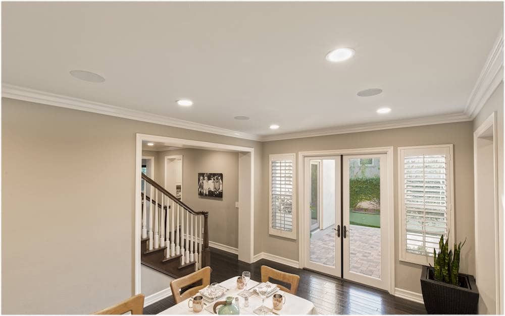 Sonance - C6R SST SINGLE SPEAKER - C Series 6-1/2" Single Stereo 2-Way In Ceiling Speaker (Each) - Paintable White - Image 9