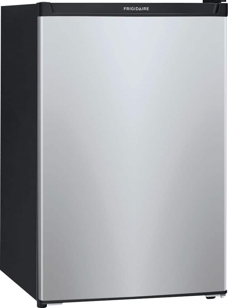Frigidaire - 4.5 Cu. Ft. Mini Fridge with Top Freezer - Silver - Image 2