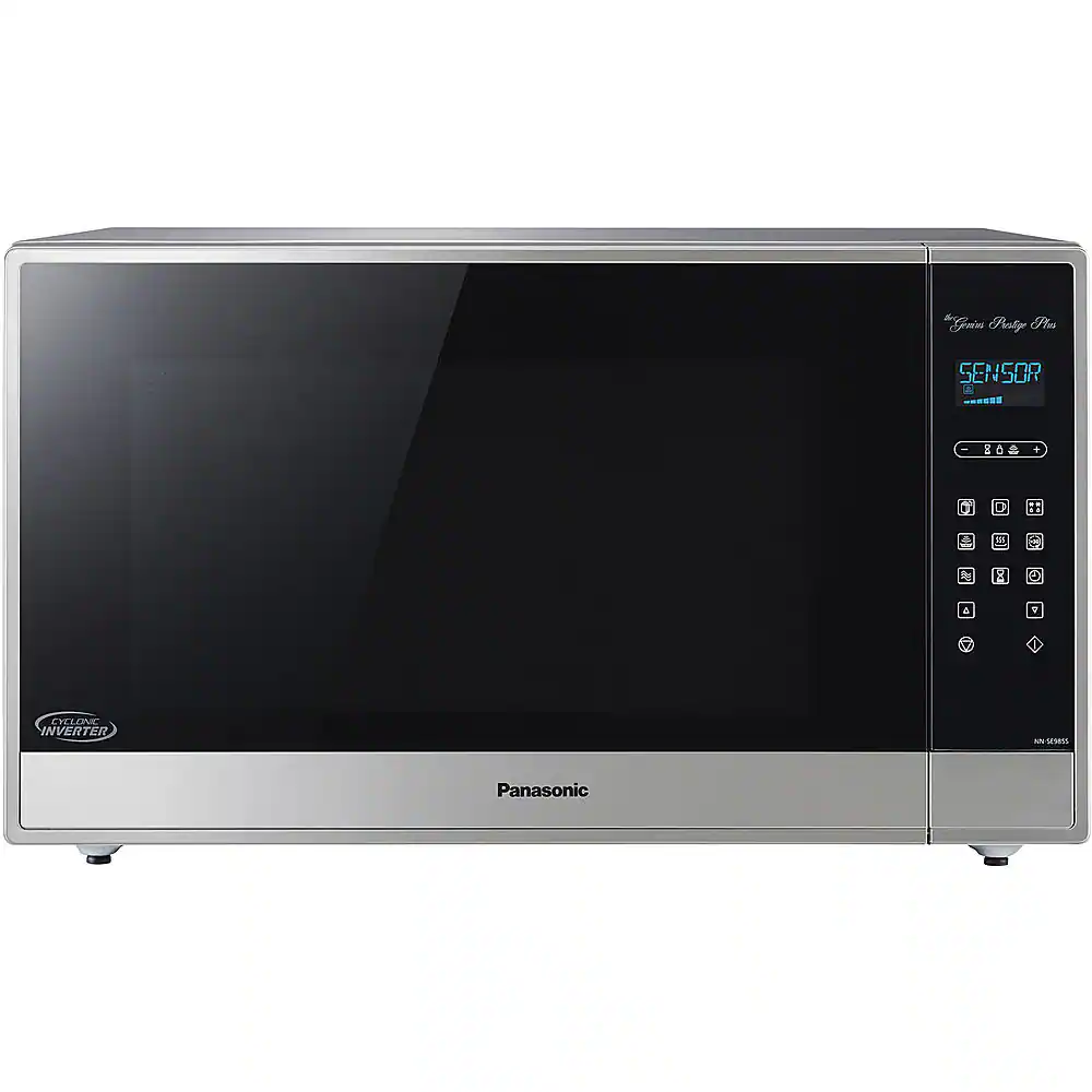 Panasonic - 2.2-Cu. Ft. Built-In/Countertop Cyclonic Wave Microwave Oven with Inverter Technology - Stainless Steel - Image 2