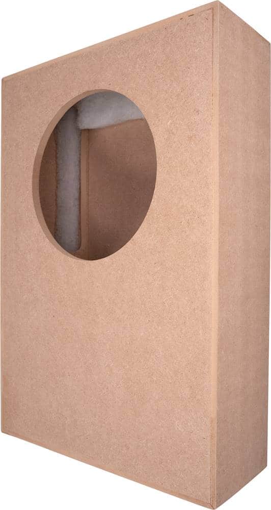 Sonance - MEDIUM ROUND ACOUSTIC ENCLOSURE - Visual Performance Enclosure for Select 6.5" In Ceiling Speakers (Each) - Unfinished Wood