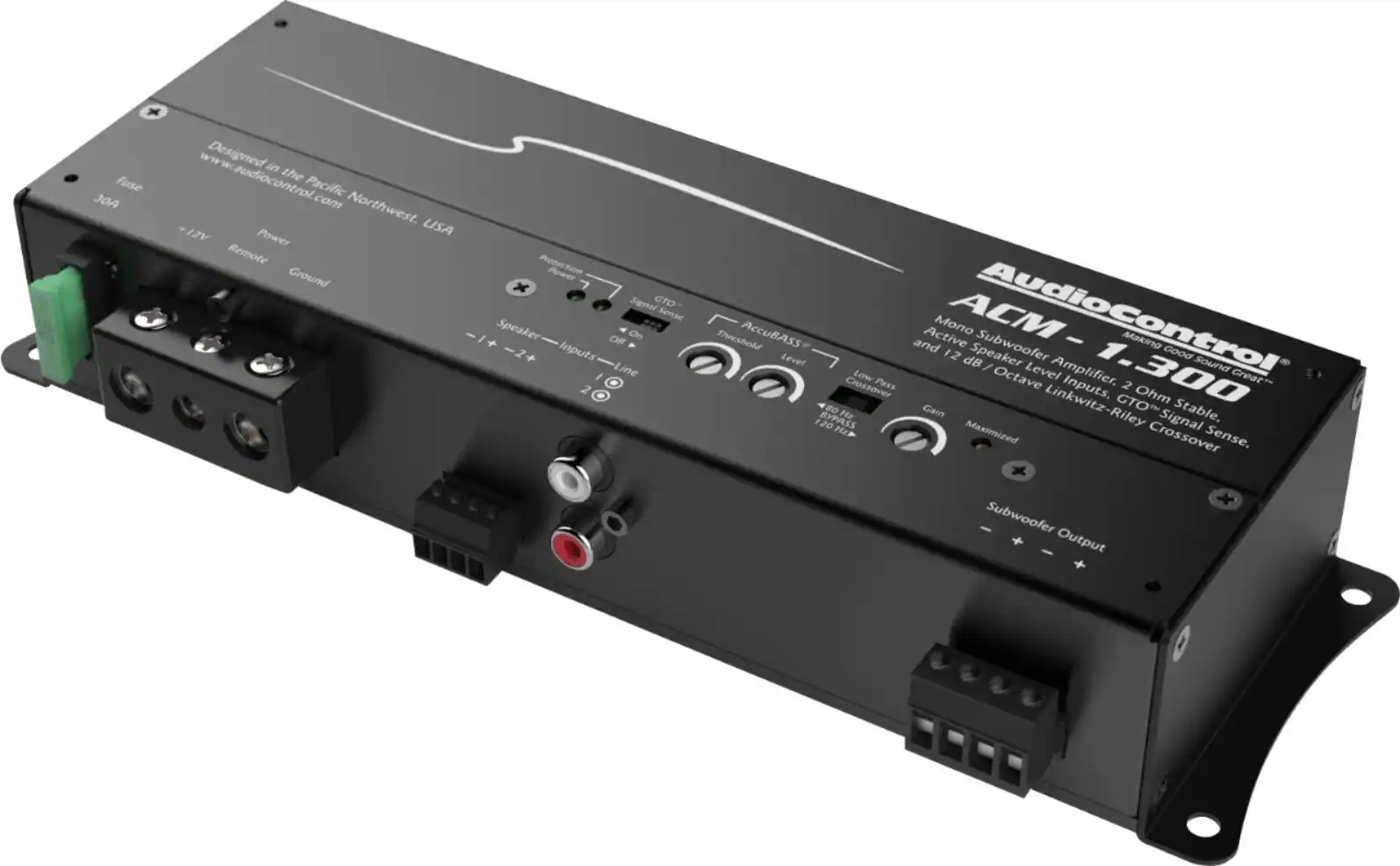 AudioControl - 300W Monoblock Class D Micro Amplifier - Black - Image 3