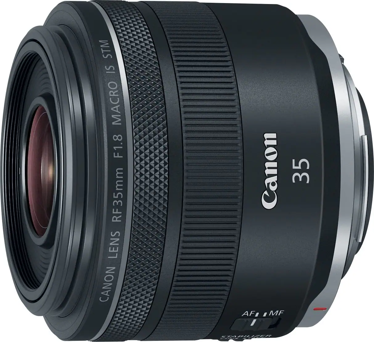 Canon - RF35mm F1.8 Macro IS STM Macro Lens for EOS R-Series Cameras - Black - Image 2