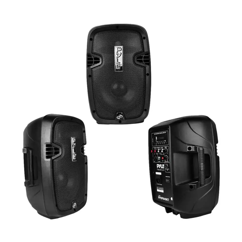 Pyle - 8" 700W PA Speakers - Black - Image 3