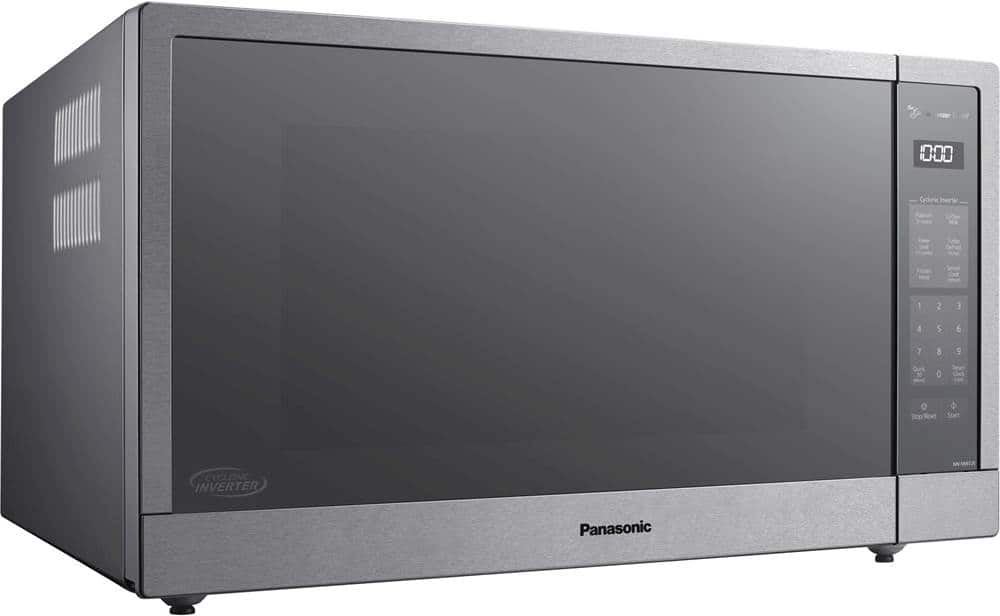 Panasonic - 2.2 Cu. Ft. 1250 Watt SN97JS Microwave with Cyclonic Inverter and Sensor Cooking - Stainless steel - Image 3