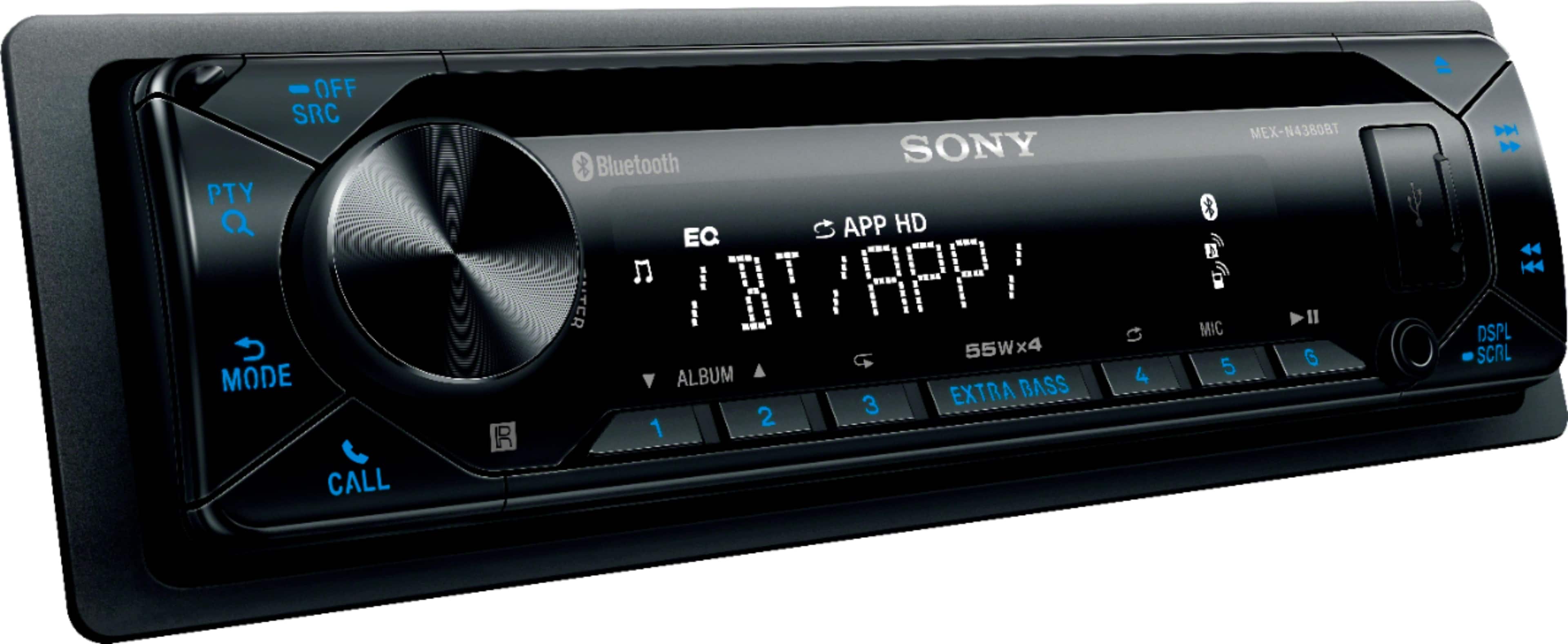 Sony - In-Dash Receiver - Built-in Bluetooth with Detachable Faceplate - Black - Image 2