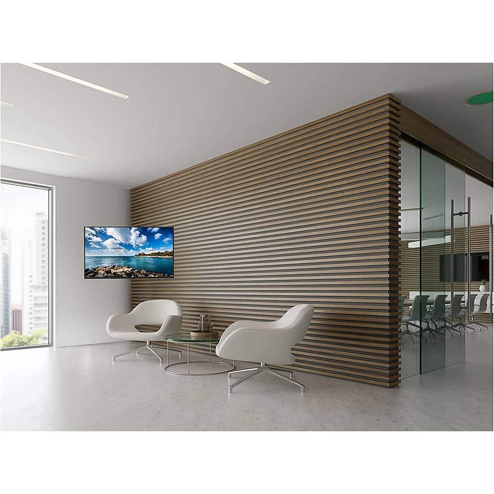 Kanto - Full-Motion Corner TV Wall Mount for Most 37" - 70" TVs - Black - Image 4