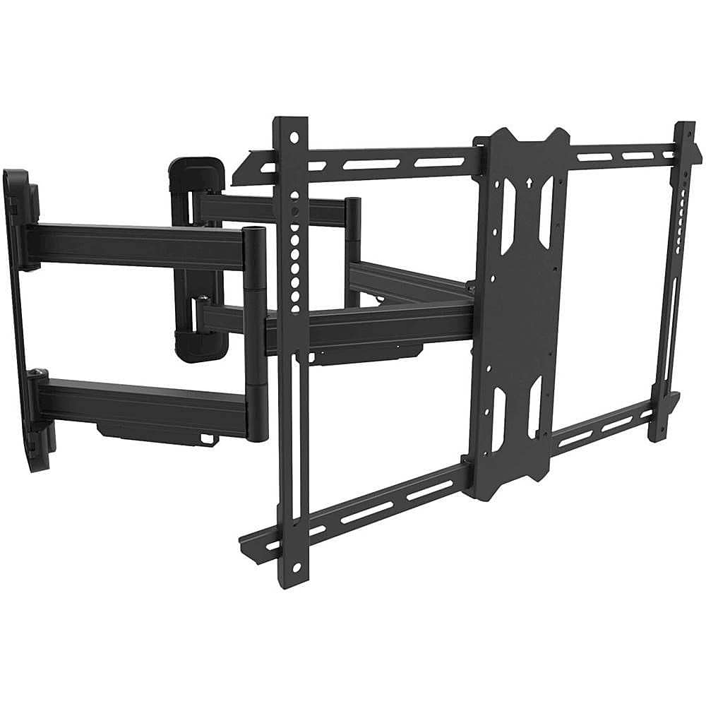 Kanto - Full-Motion Corner TV Wall Mount for Most 37" - 70" TVs - Black - Image 5