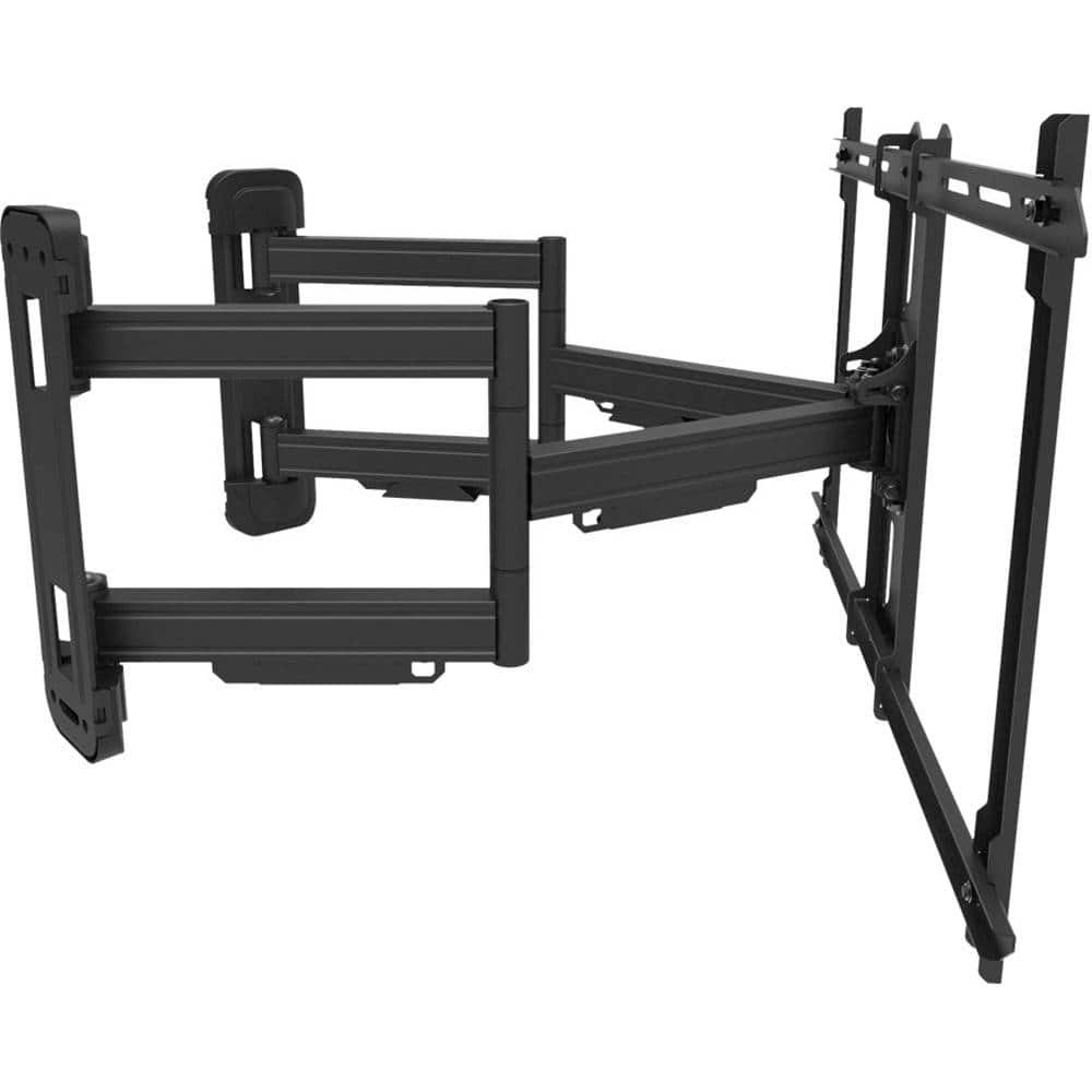 Kanto - Full-Motion Corner TV Wall Mount for Most 37" - 70" TVs - Black - Image 6