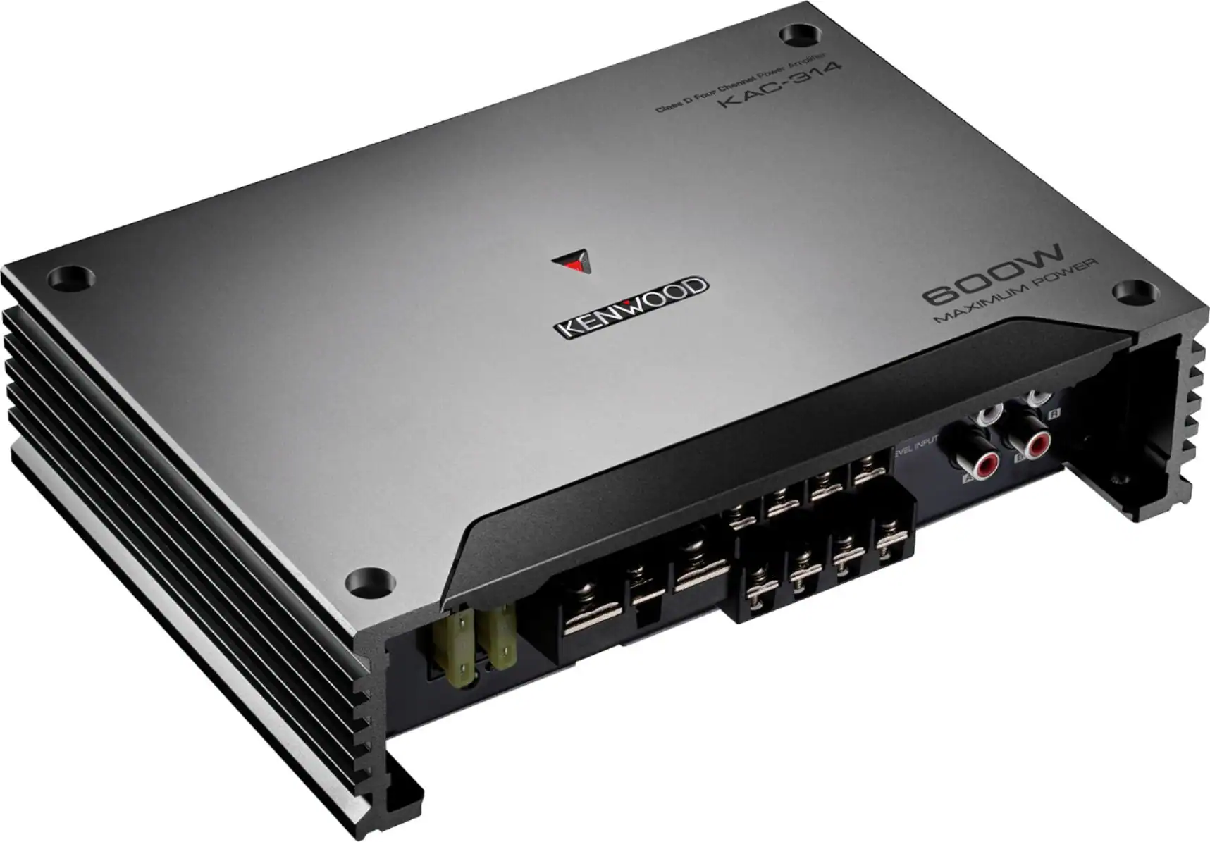 Kenwood - Class D Bridgeable Multichannel Amplifier with Variable Crossovers - Black - Image 2