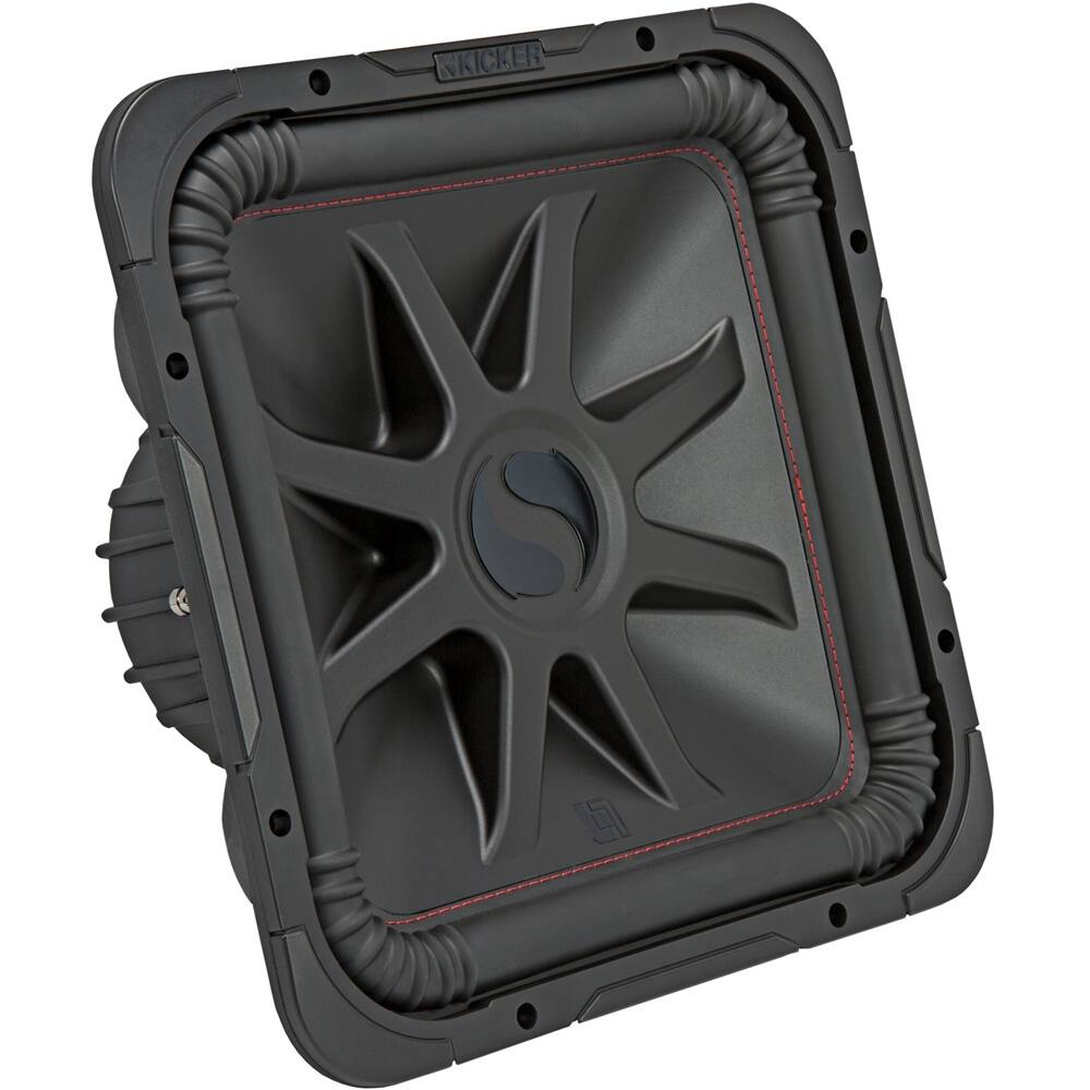 KICKER - L7R 15" Dual-Voice-Coil 4-Ohm Subwoofer - Black - Image 2