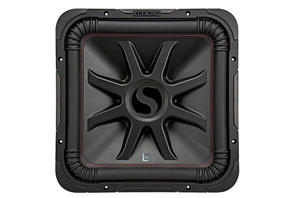 KICKER - L7R 15" Dual-Voice-Coil 4-Ohm Subwoofer - Black