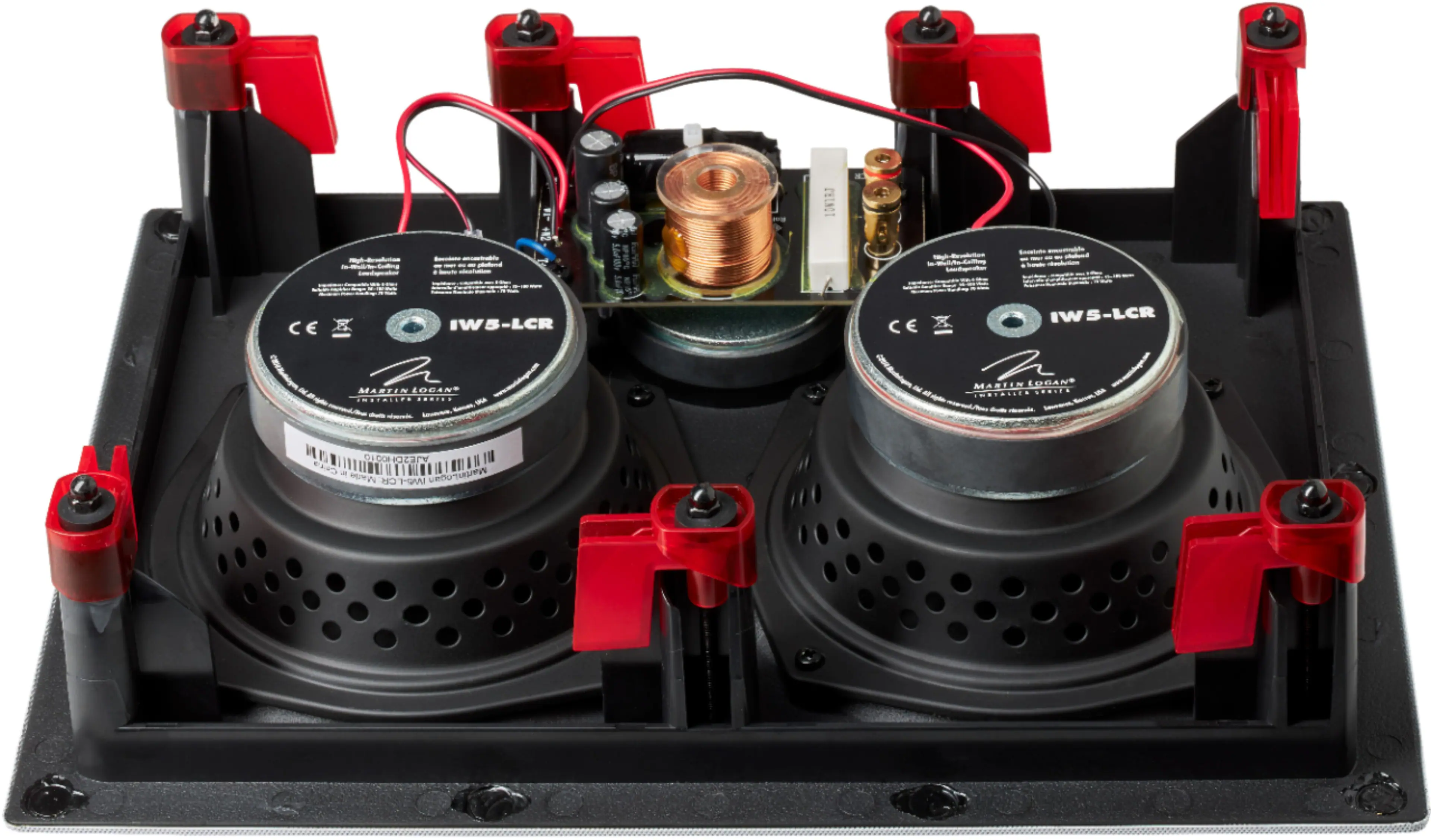 MartinLogan - Installer Dual 5-1/2" 70-Watt Passive 2-Way In-Wall Speaker (Each) - White - Image 5