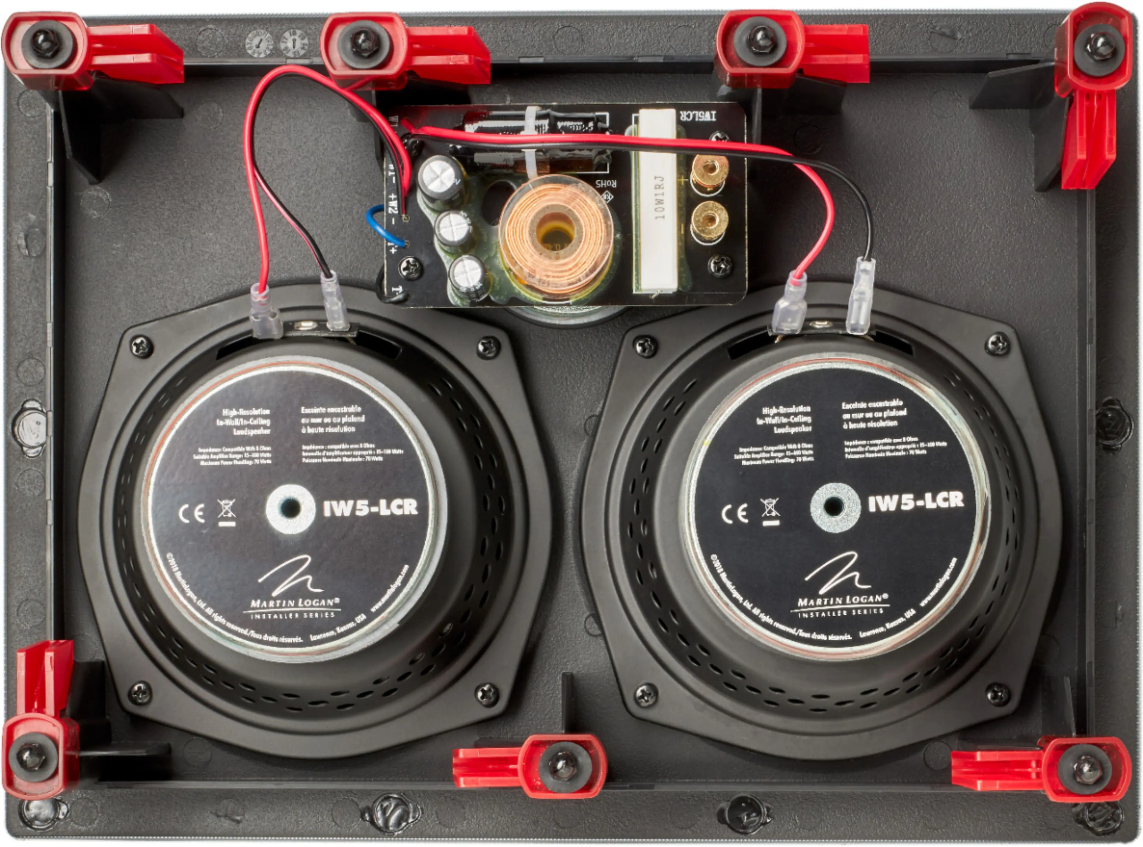 MartinLogan - Installer Dual 5-1/2" 70-Watt Passive 2-Way In-Wall Speaker (Each) - White - Image 4