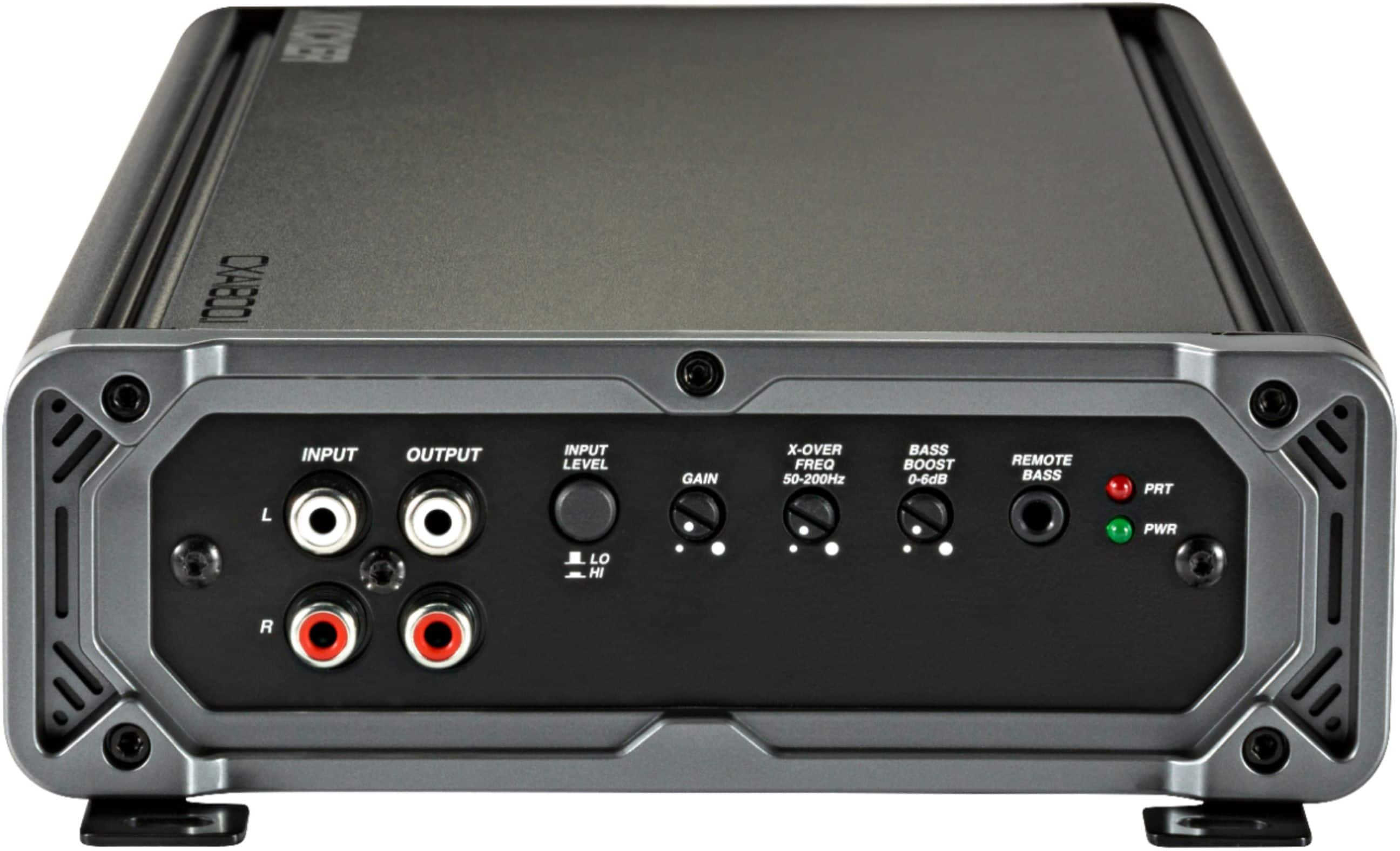 KICKER - CX 1800W Class D Digital Mono Amplifier with Variable Low-Pass Crossover - Black - Image 4