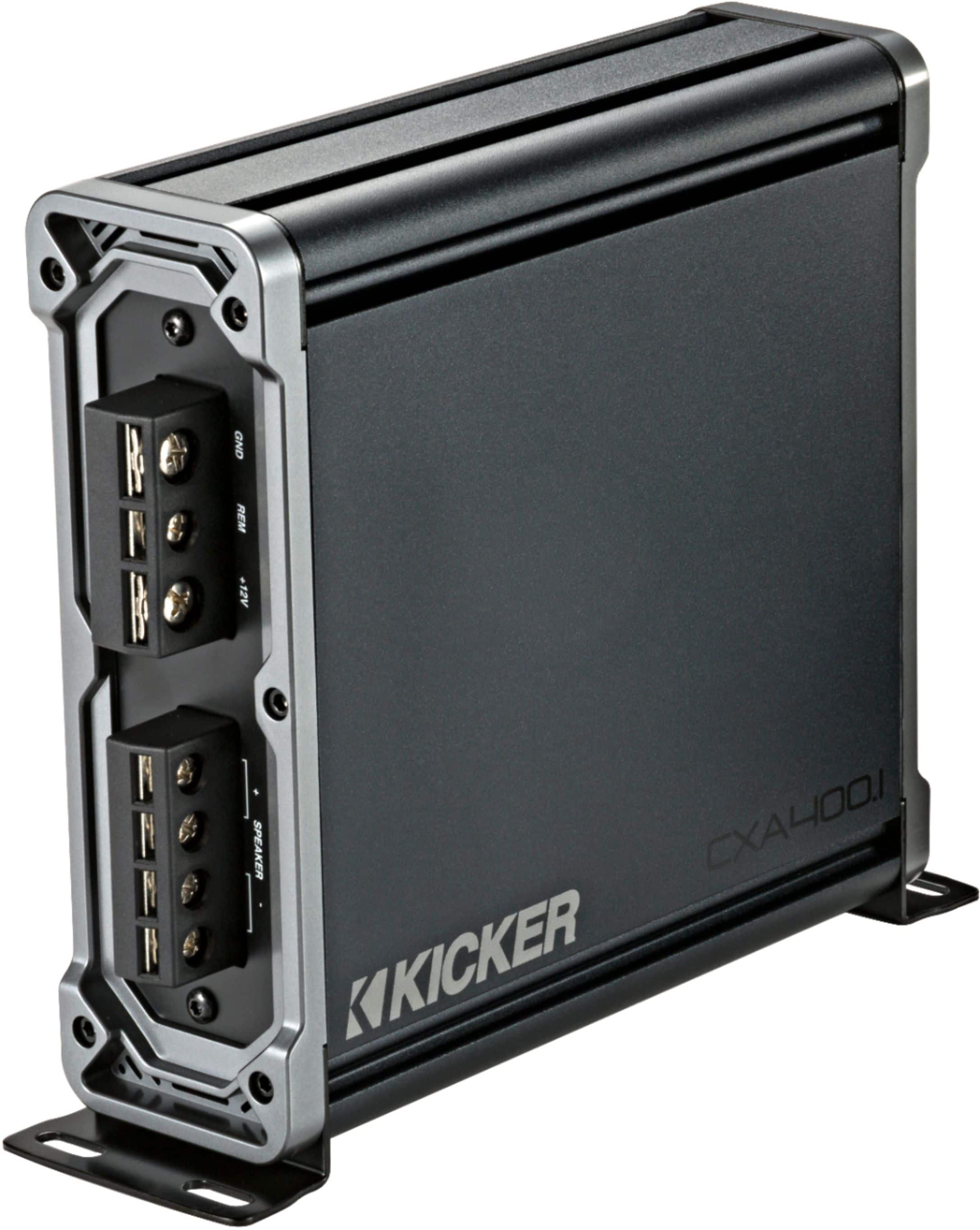 KICKER - CX 400W Class D Digital Mono Amplifier with Variable Low-Pass Crossover - Black - Image 5