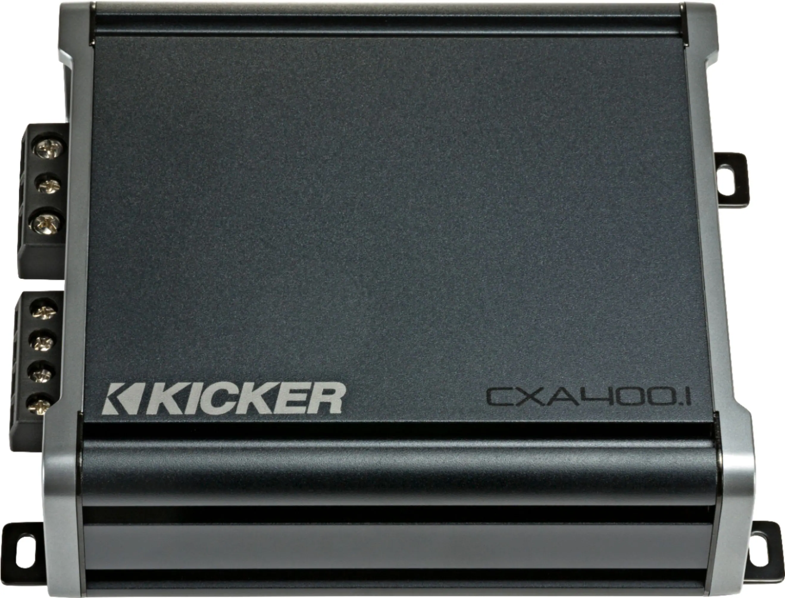 KICKER - CX 400W Class D Digital Mono Amplifier with Variable Low-Pass Crossover - Black