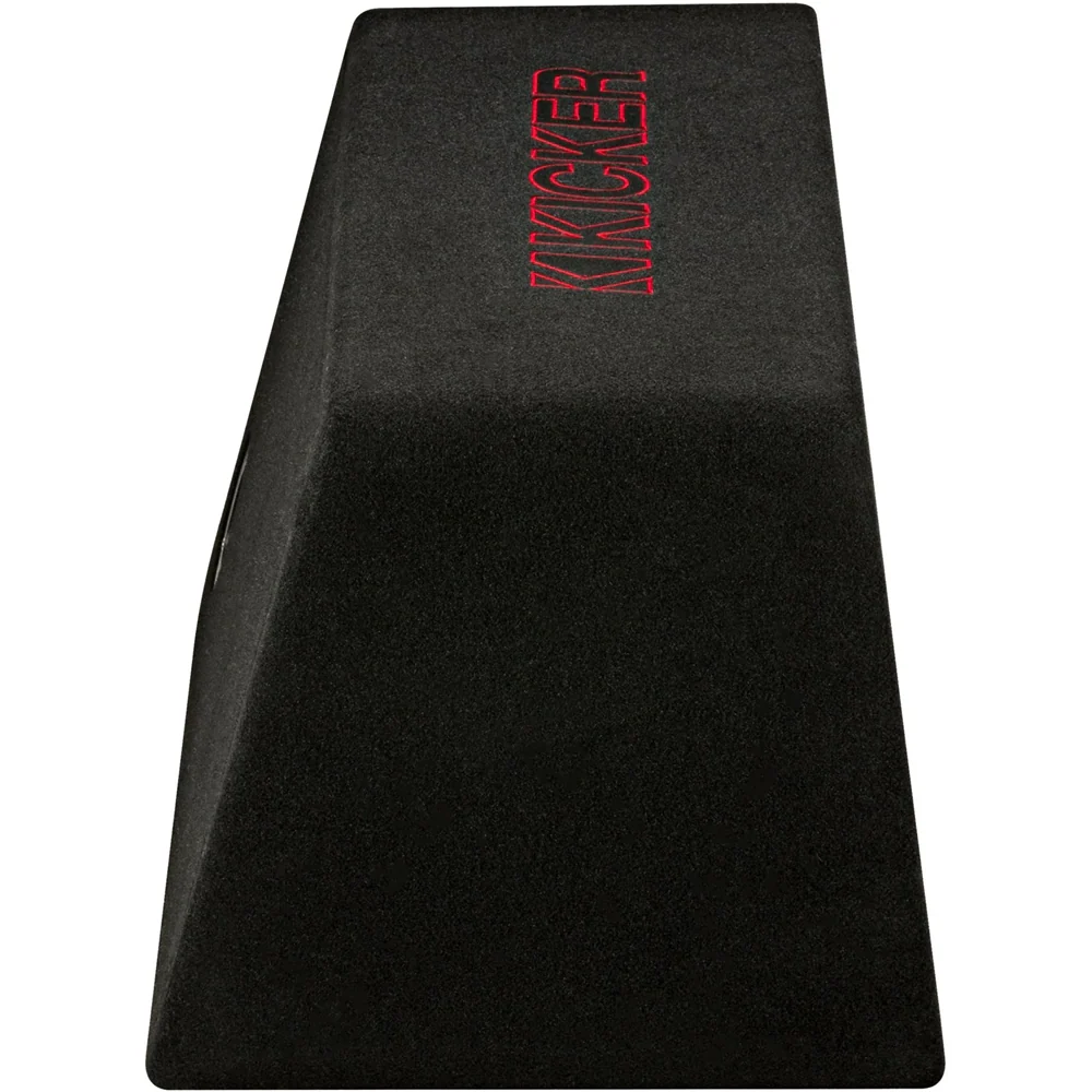 KICKER - Solo-Baric L7R 10" Single-Voice-Coil 2-Ohm Loaded Subwoofer Enclosure - Black - Image 7