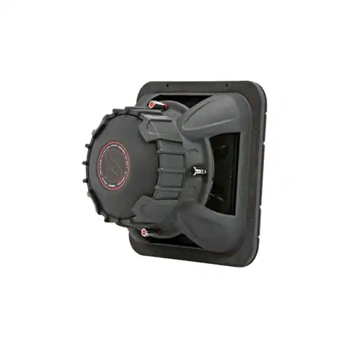KICKER - Solo-Baric L7R 10" Single-Voice-Coil 2-Ohm Loaded Subwoofer Enclosure - Black - Image 11