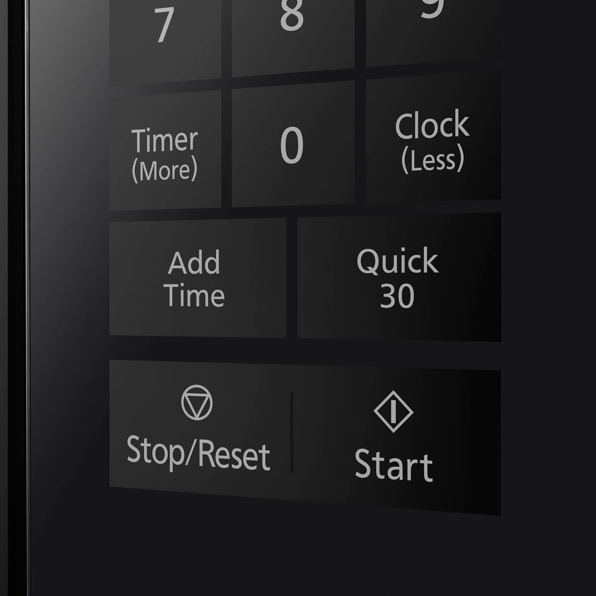 Panasonic - 1.2 Cu. Ft. 1200 Watt SN66KB Microwave with Inverter and Genius Sensor - Black - Image 9