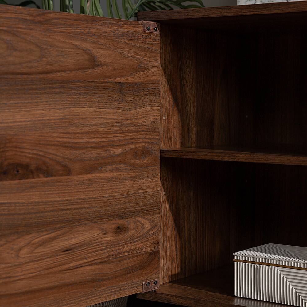 Walker Edison - 70" Mid Century Modern TV Console for Most Flat-Panel TVs Up to 80" - Dark Walnut - Image 6