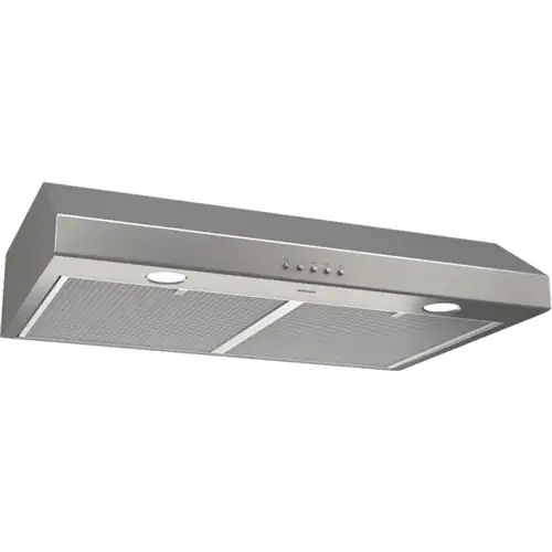 Broan Glacier - 30 inches - Externally Vented & Recirculating - Under cabinet Range Hood - Stainless Steel - Image 2