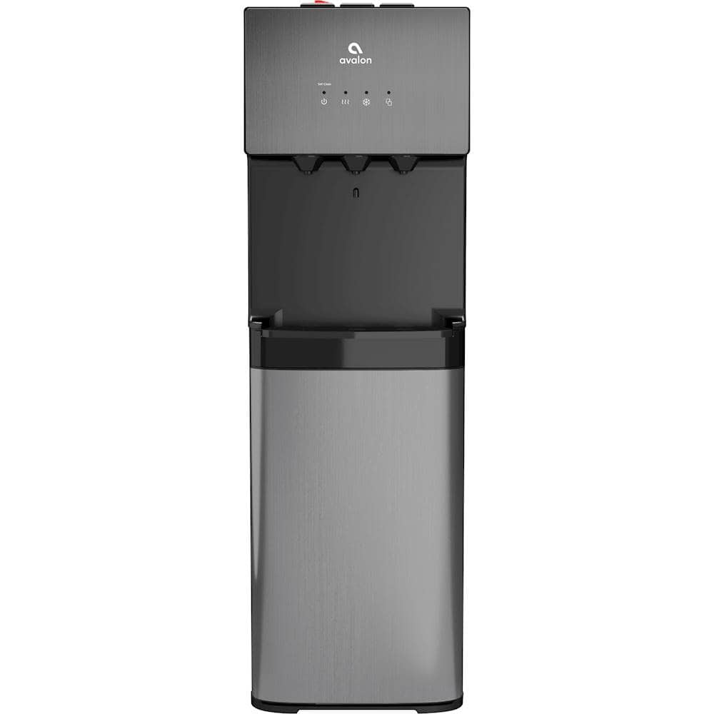 Avalon - A3 Bottom-Loading Bottled Water Cooler - Black stainless steel