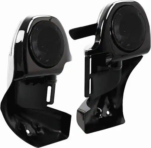 Metra - Lower Fairing Speaker Assembly for Harley-Davidson 1983-2013 Motorcycles - Black - Image 2