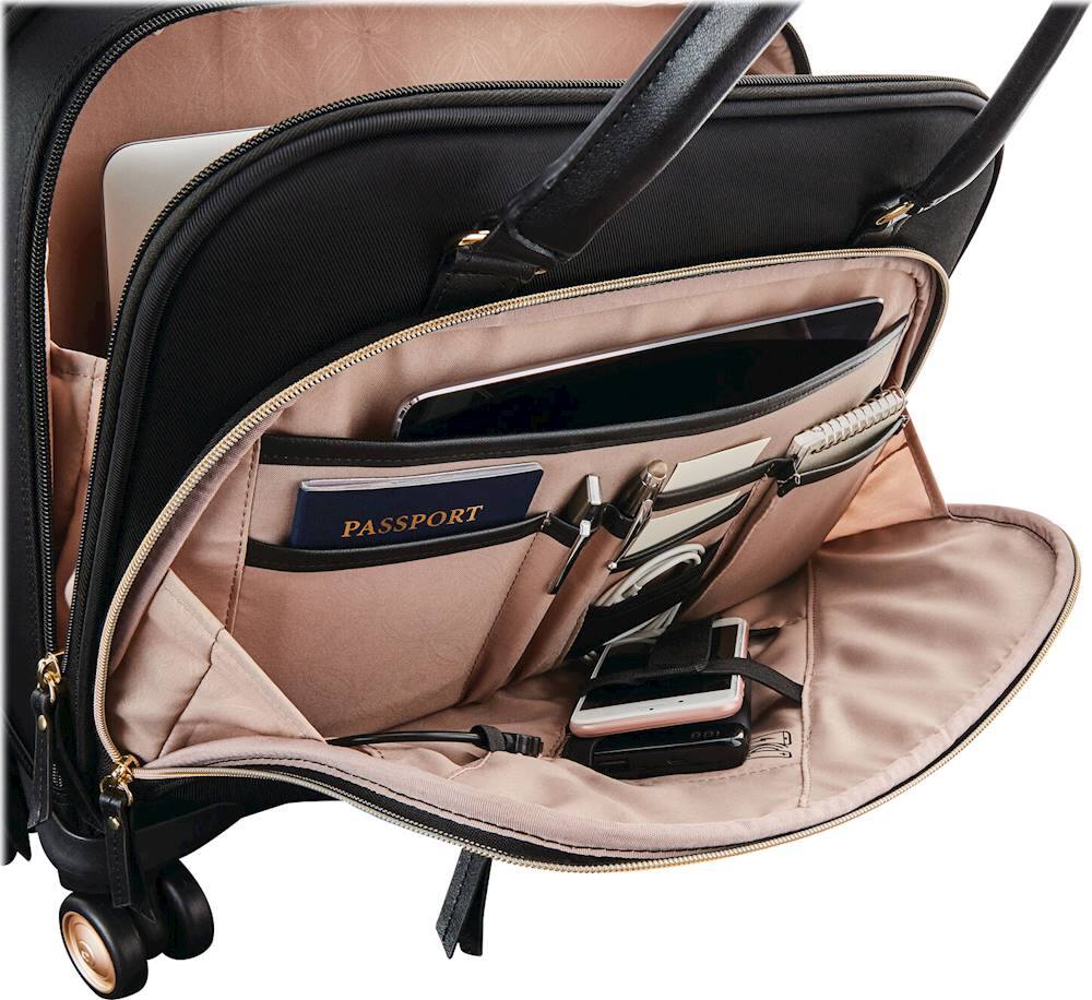 Samsonite - Mobile Solution 17" Spinner Mobile Office Bag - Black - Image 6