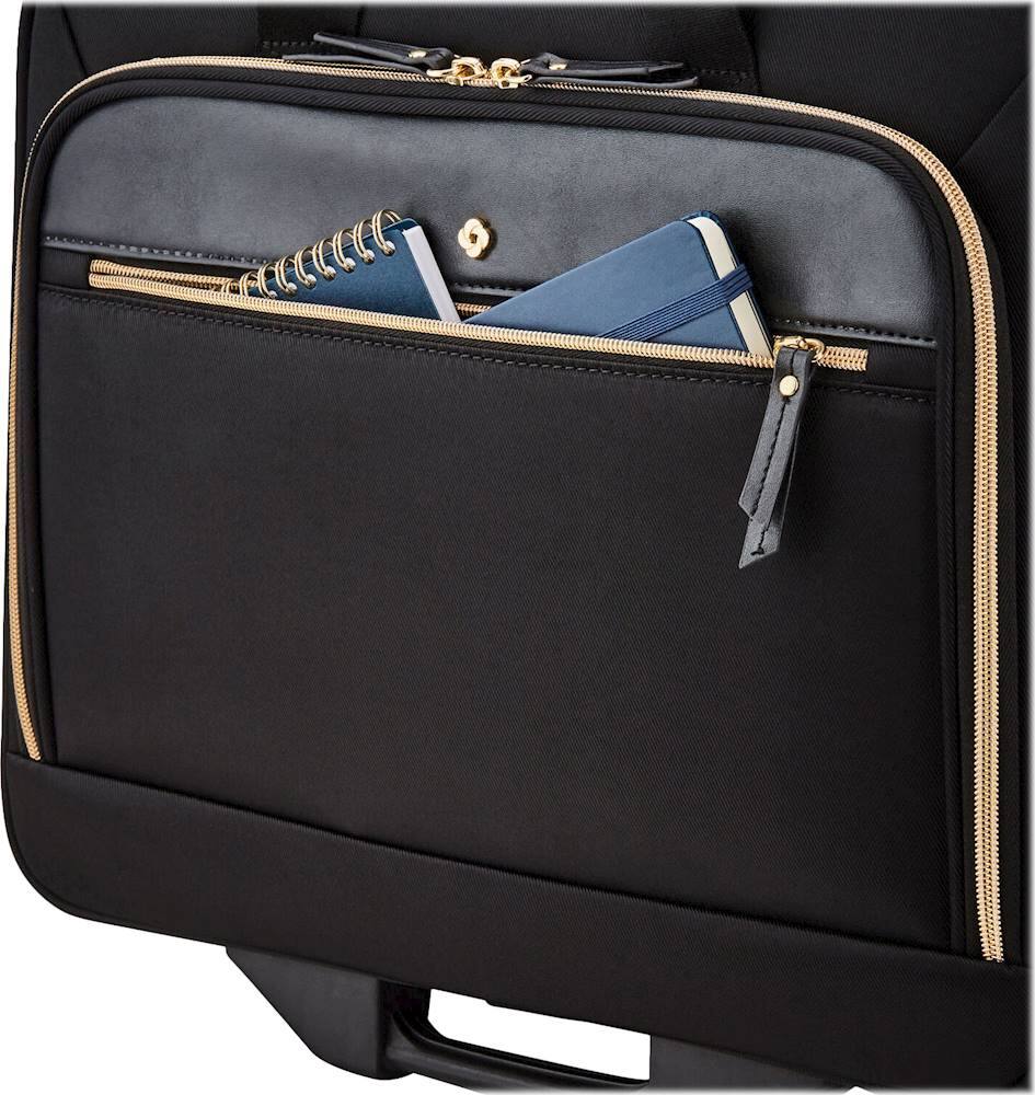 Samsonite - Mobile Solution 18" Upright Wheeled Mobile Office - Black - Image 6