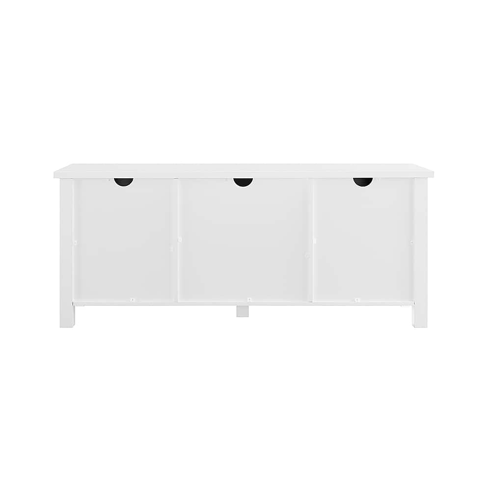 Walker Edison - Modern Farmhouse TV Stand for Most TVs Up to 64" - Solid White - Image 14