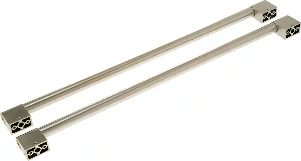 Monogram - Statement Collection Handle Kit for Select Side-by-Side Refrigerators - Silver - Image 2