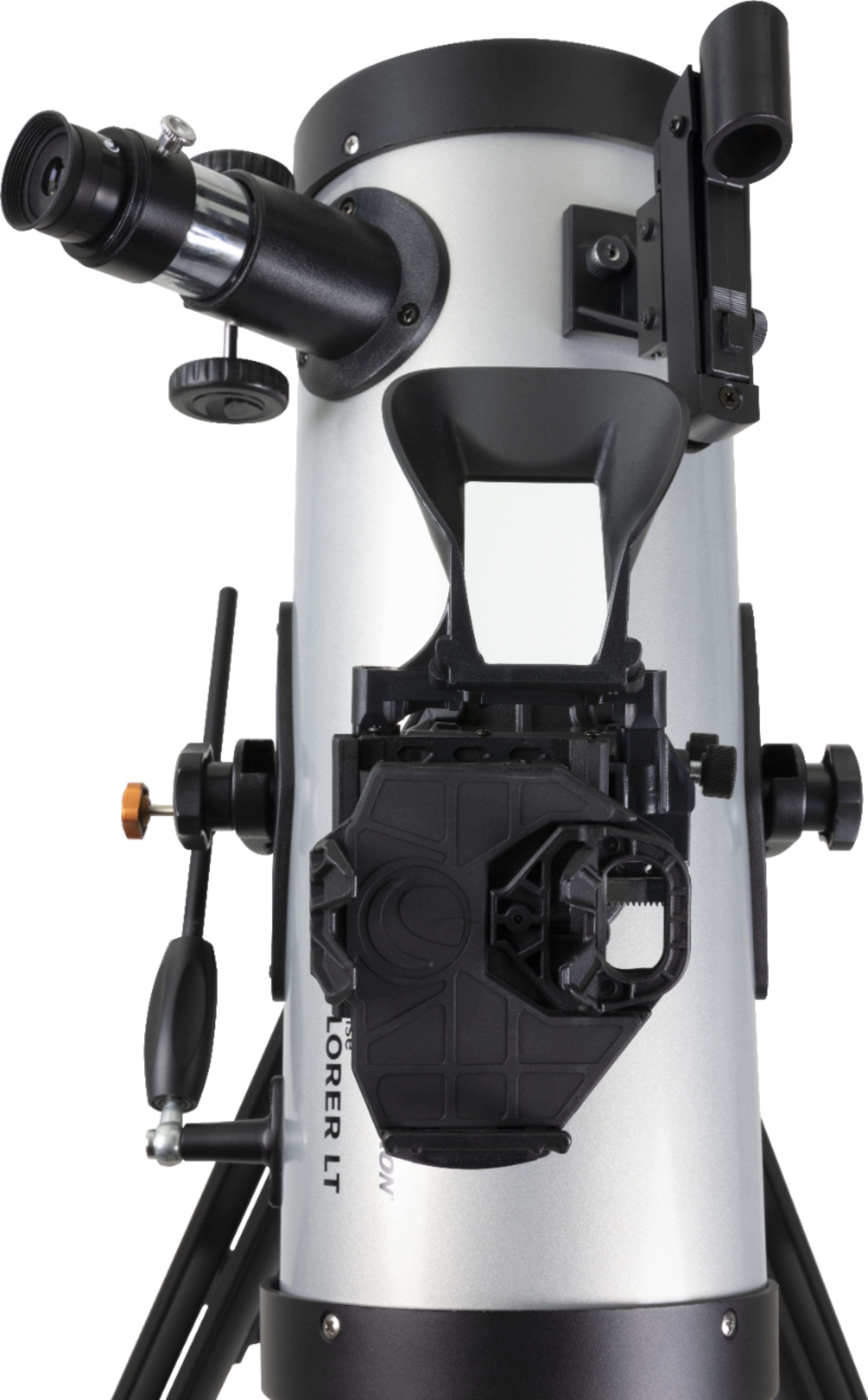 Celestron - Starsense Explorer LT 114AZ Telescope App-Enabled Newtonian Reflector Telescope - Silver/Black - Image 5