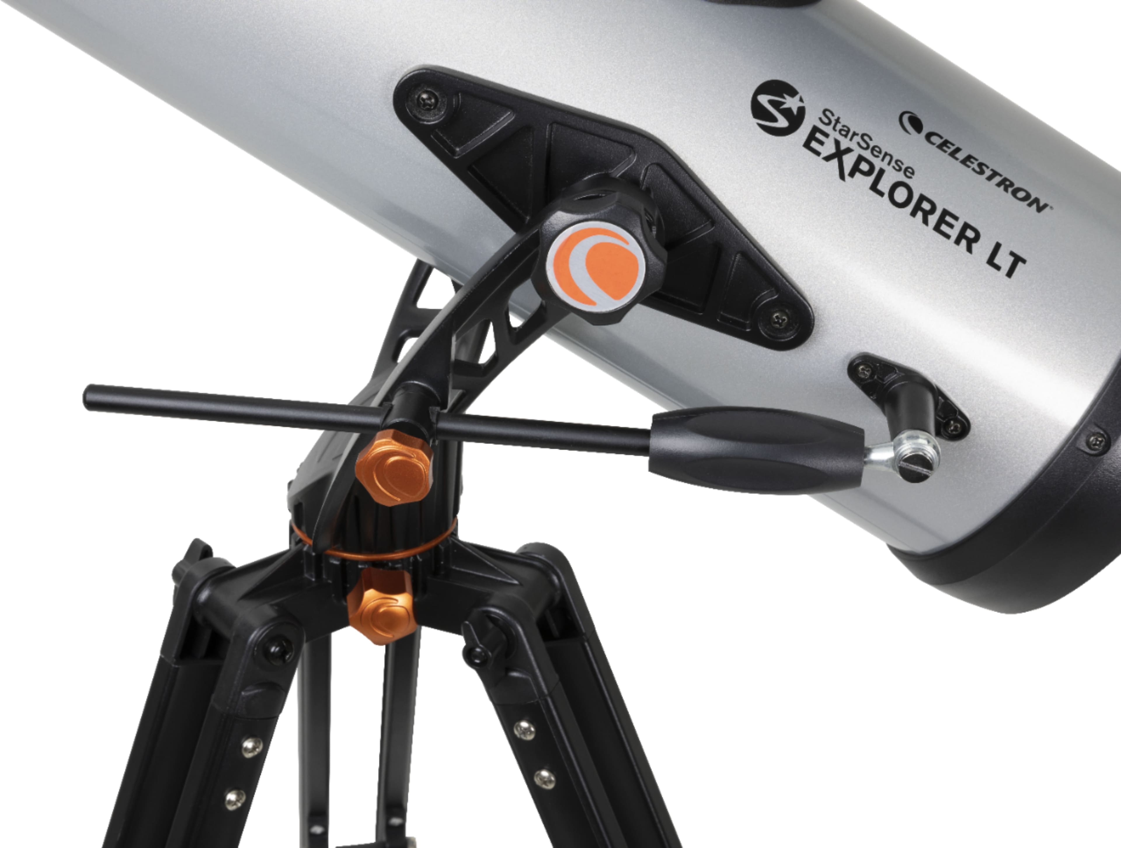 Celestron - Starsense Explorer LT 114AZ Telescope App-Enabled Newtonian Reflector Telescope - Silver/Black - Image 9