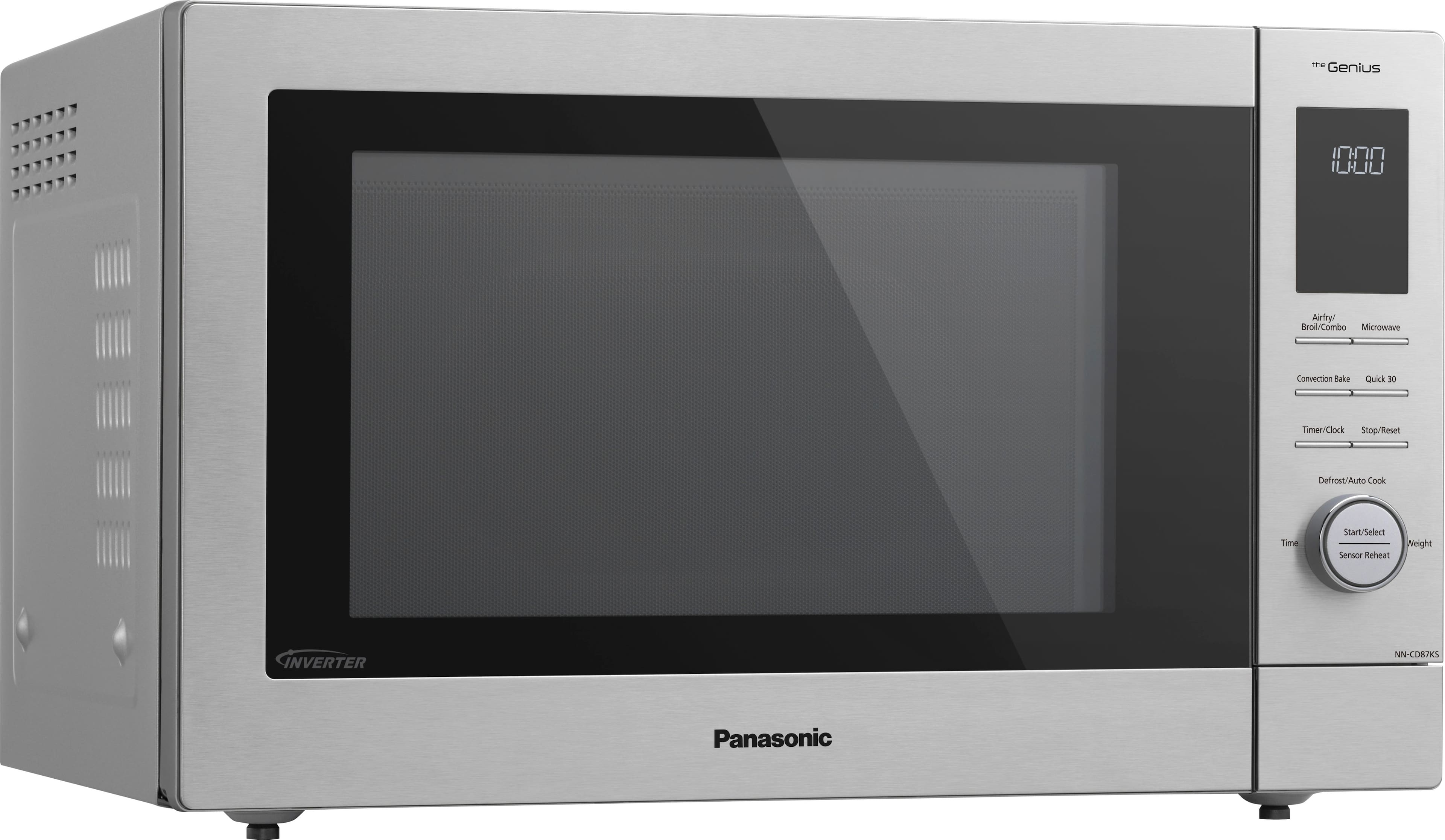 Panasonic - 1.2 Cu. Ft. 1000 Watt HomeCHEF CD87KS 4-in-1 Multioven Microwave - Airfryer, Broiler, Convection, Inverter - Silver - Image 3