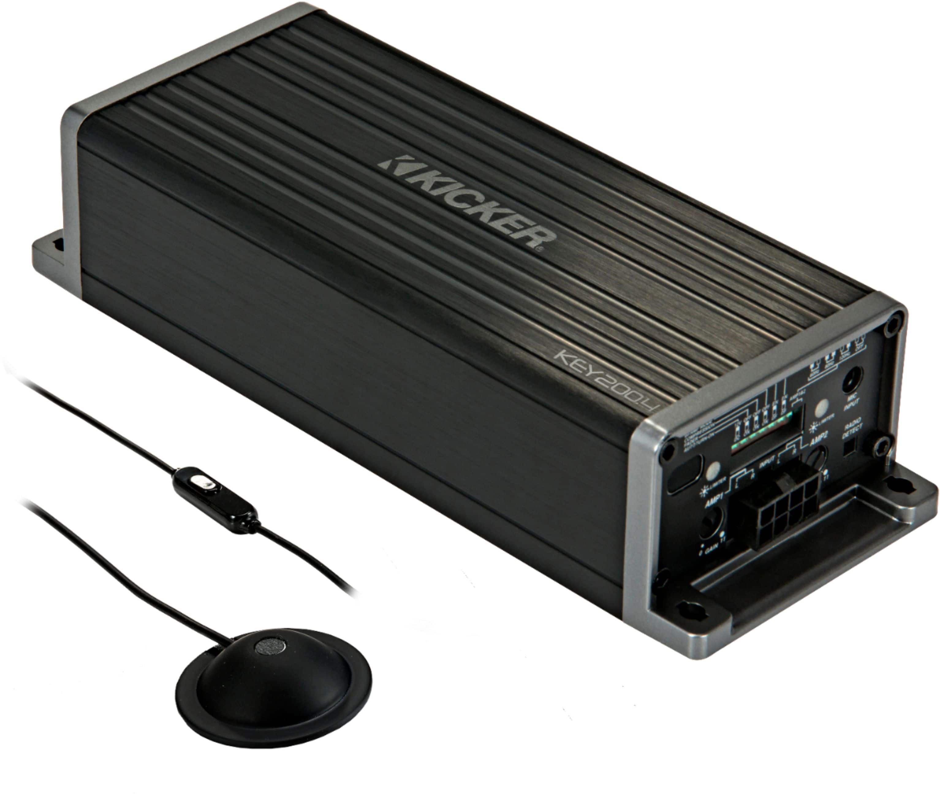 KICKER - KEY 200W Multichannel Amplifier with High-Pass Crossover - Black - Image 2