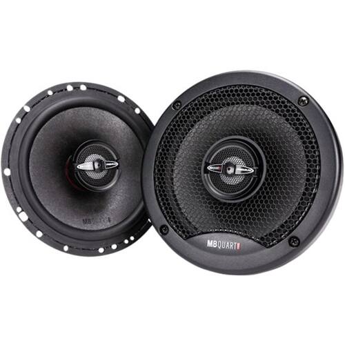 MB Quart - Premium 6-1/2" 2-Way Car Speakers with Aerated Paper Cones (Pair) - Black - Image 2