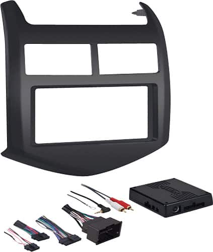 Metra - Dash Kit for Select 2012-2016 Chevrolet Sonic DIN DDIN - Gray - Image 2