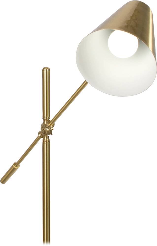 OttLite - Archer LED Floor Lamp - Satin Brass - Image 2