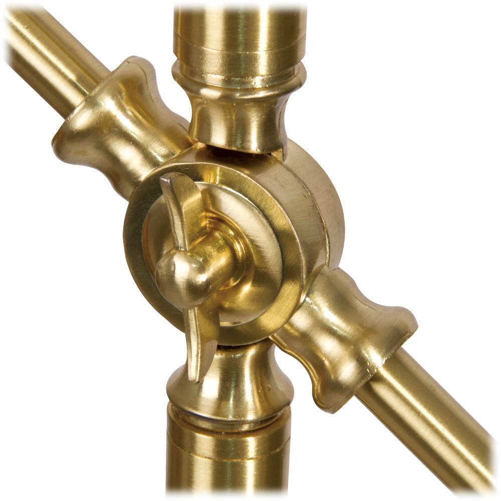 OttLite - Archer LED Floor Lamp - Satin Brass - Image 3