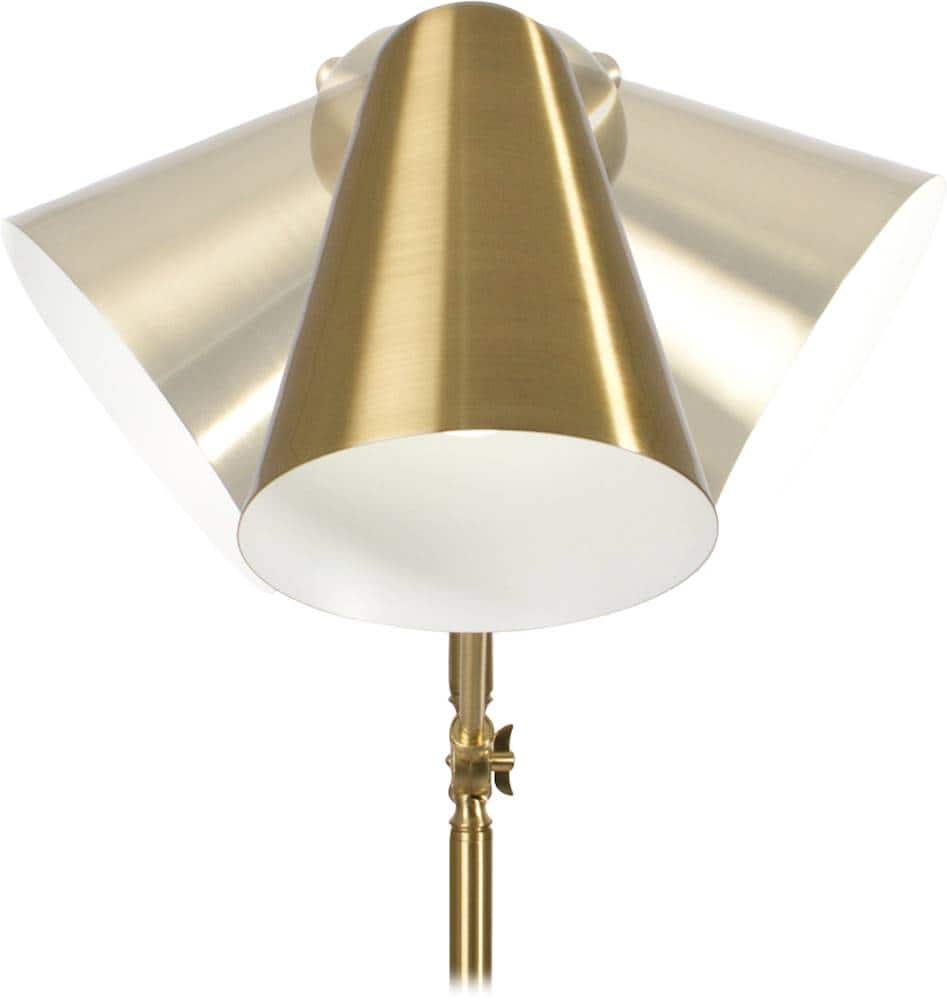 OttLite - Archer LED Floor Lamp - Satin Brass - Image 5