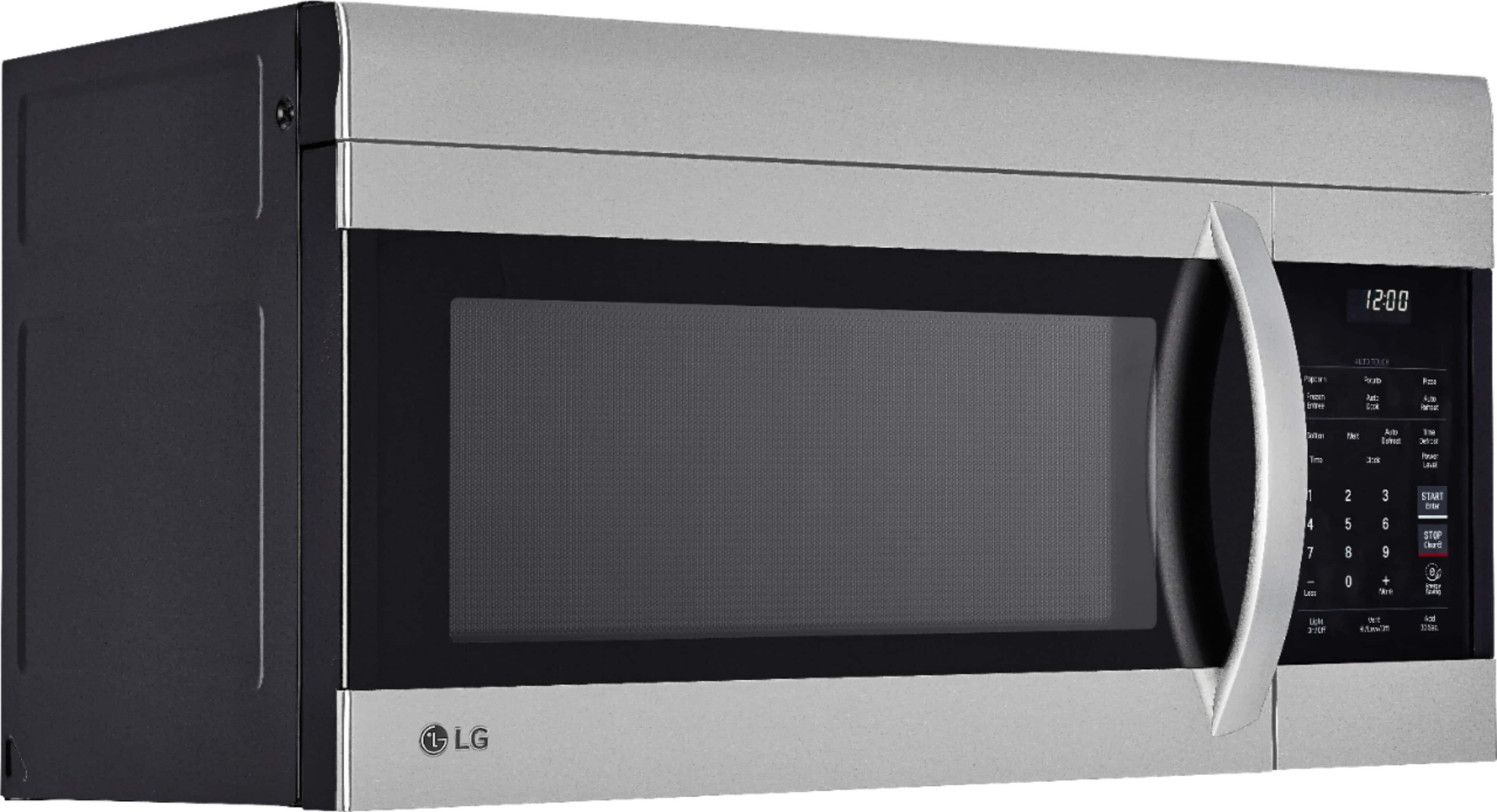 LG - 1.7 Cu. Ft. Over-the-Range Microwave with EasyClean - Stainless steel - Image 2