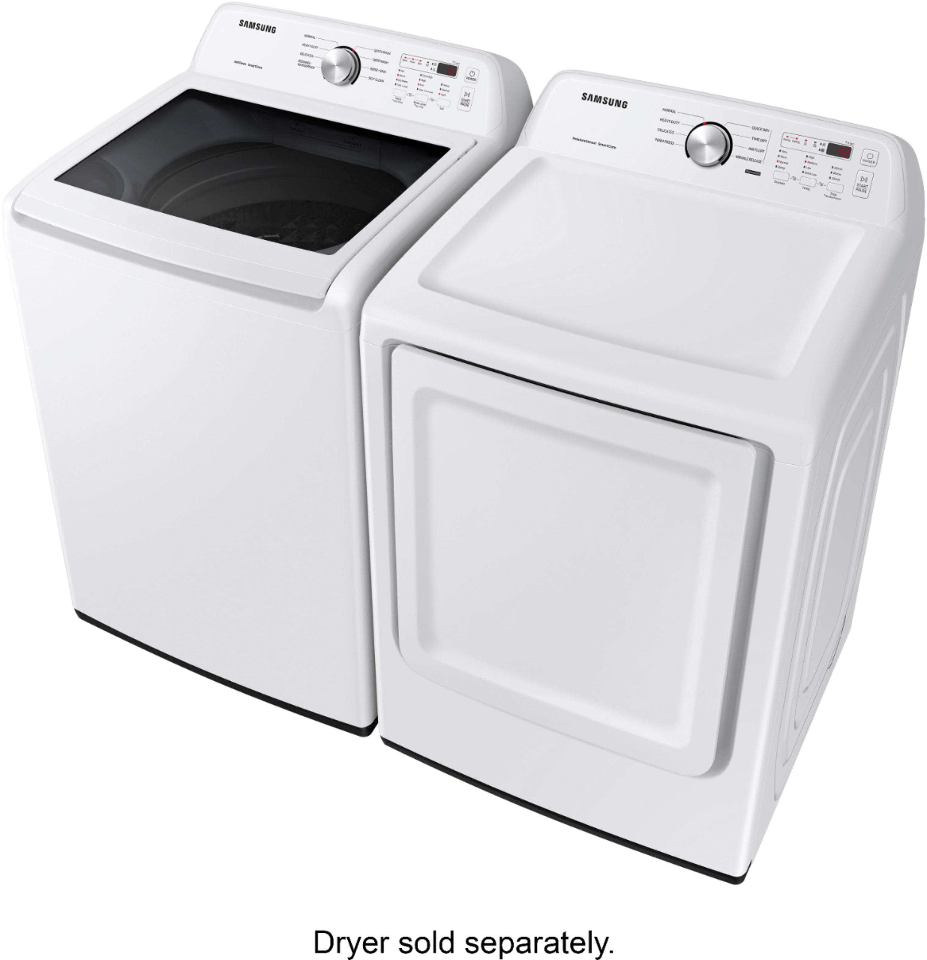 Samsung - 4.5 Cu. Ft. High-Efficiency Top Load Washer with Vibration Reduction Technology+ - White - Image 10