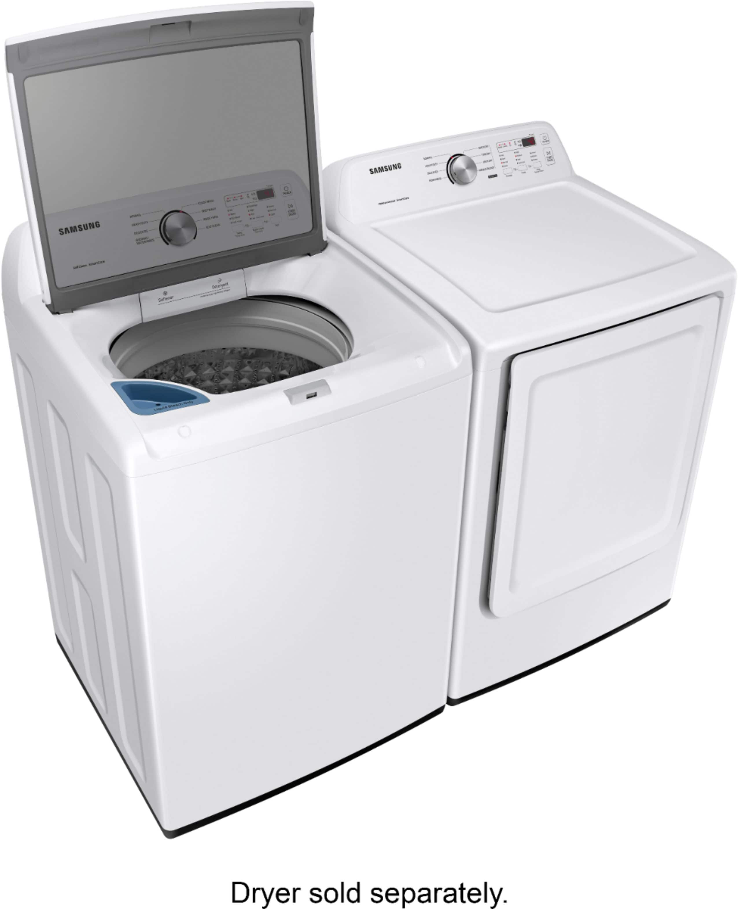 Samsung - 4.5 Cu. Ft. High-Efficiency Top Load Washer with Vibration Reduction Technology+ - White - Image 11