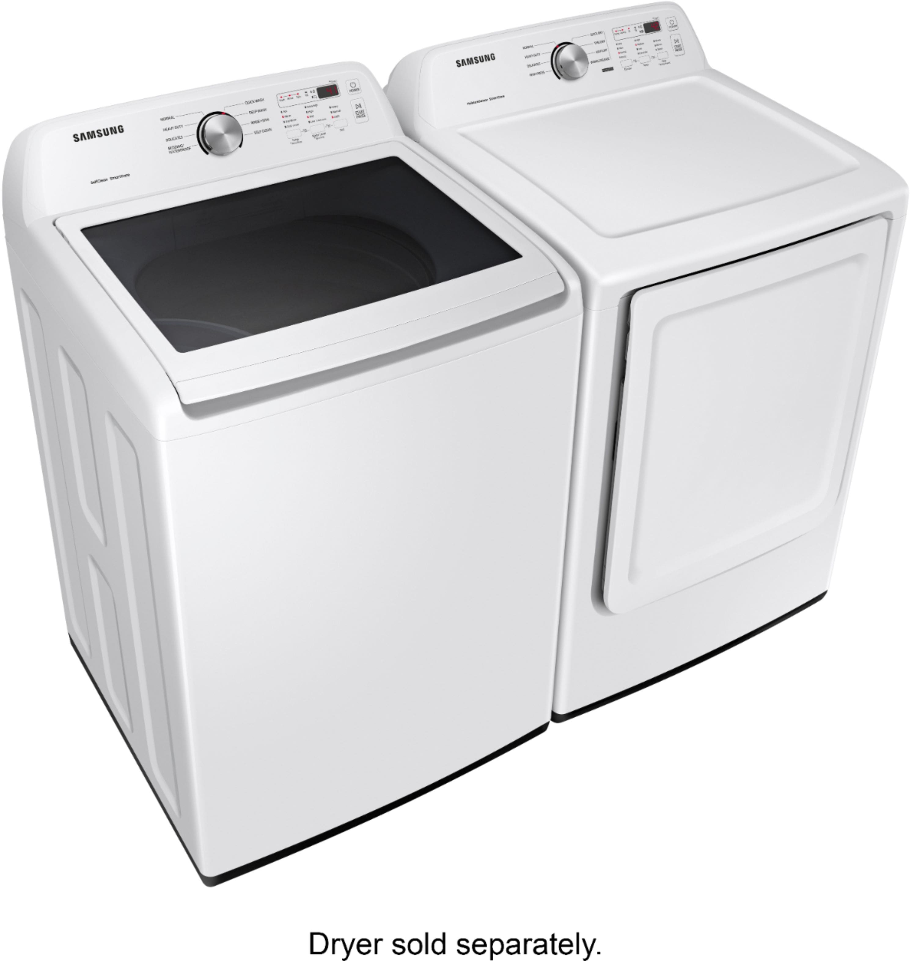 Samsung - 4.5 Cu. Ft. High-Efficiency Top Load Washer with Vibration Reduction Technology+ - White - Image 12