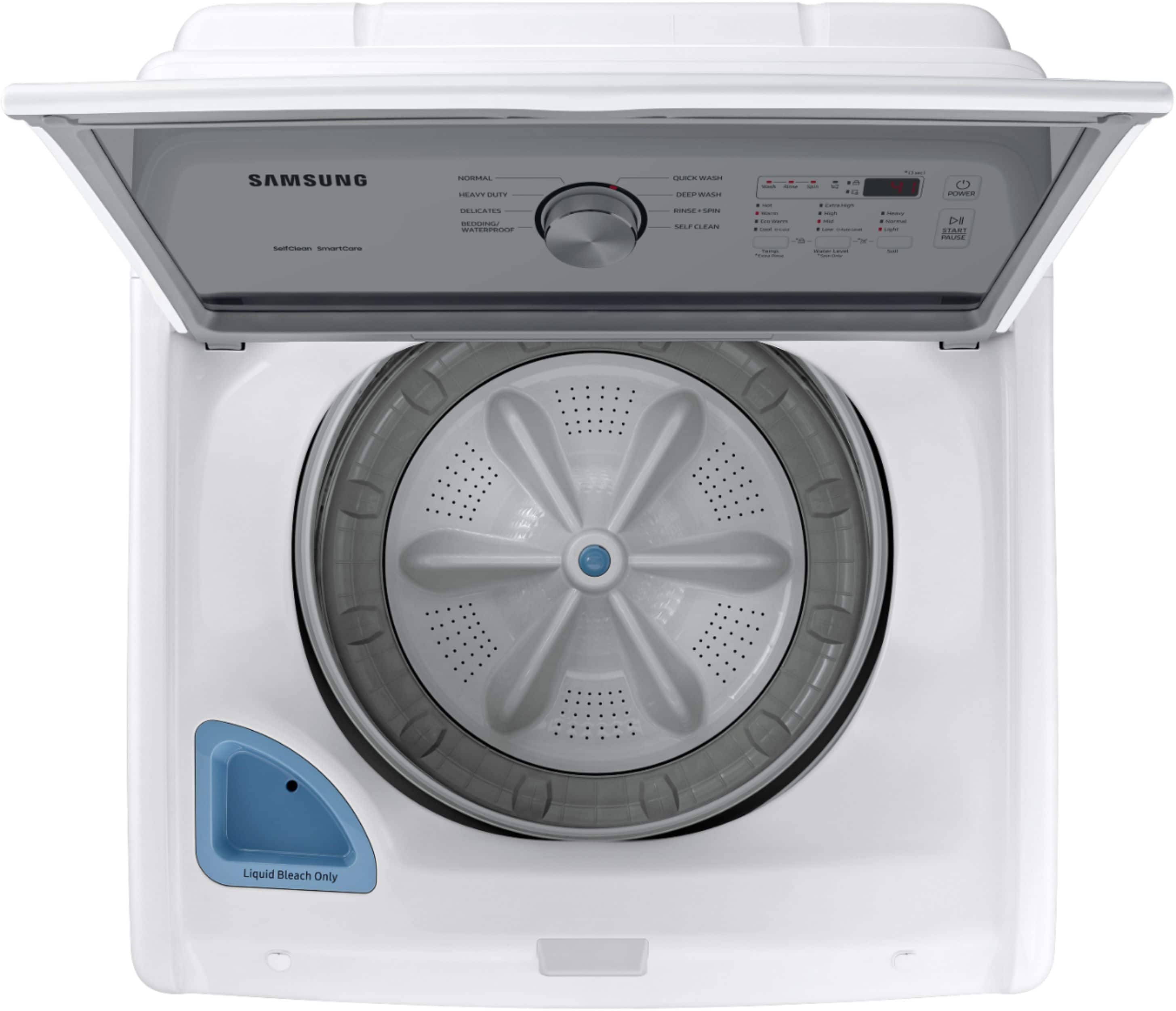 Samsung - 4.5 Cu. Ft. High-Efficiency Top Load Washer with Vibration Reduction Technology+ - White - Image 15