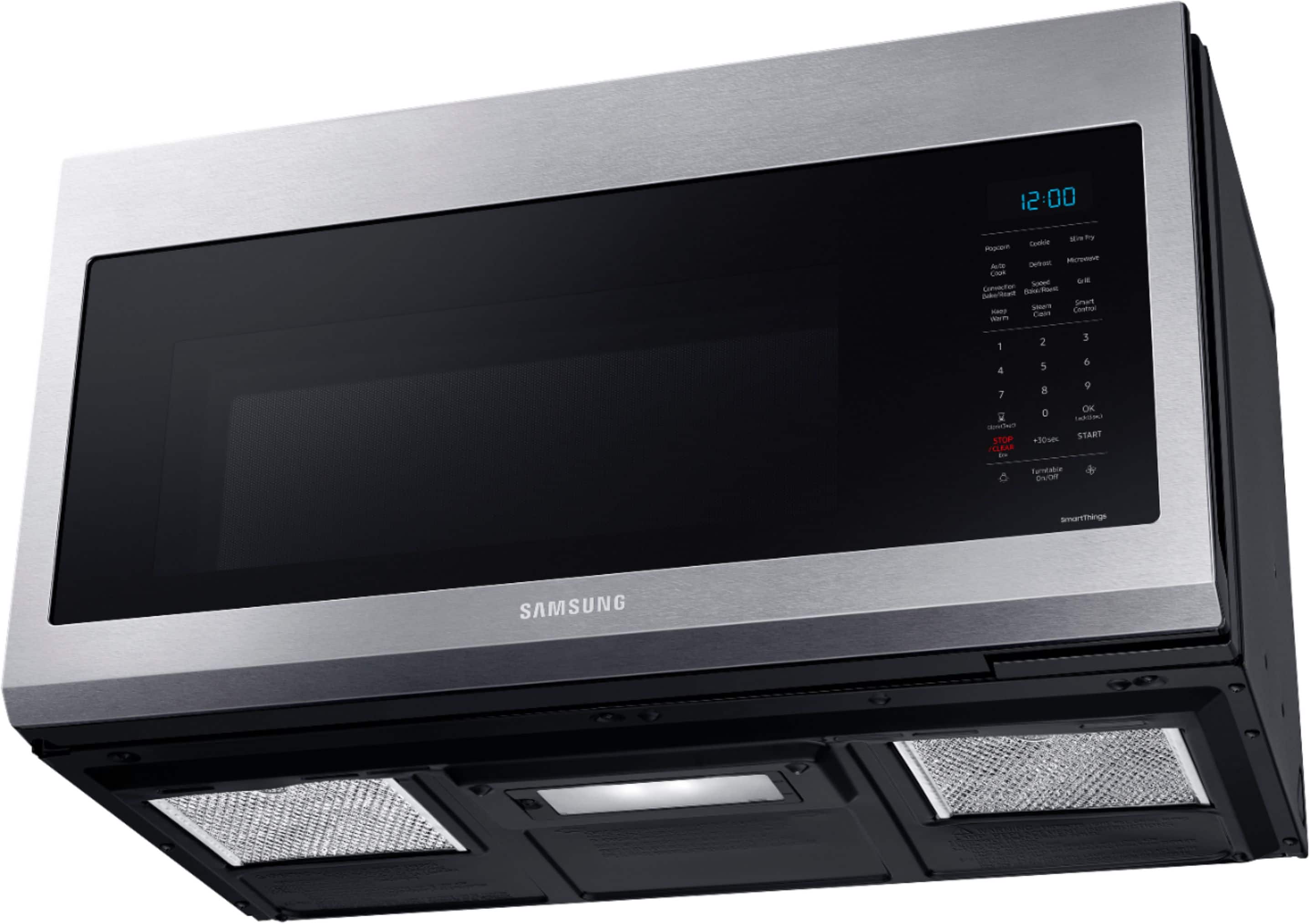 Samsung - 1.7 cu. ft. Over-the-Range Convection Microwave with WiFi - Stainless Steel - Image 8