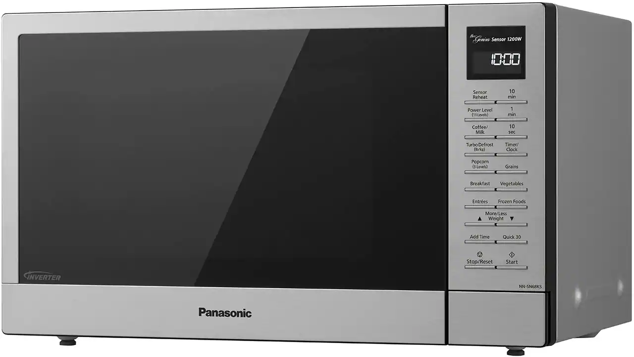 Panasonic - 1.2 Cu. Ft. 1200 Watt SN68KS Microwave with Inverter and Genius Sensor - Stainless Steel - Image 3