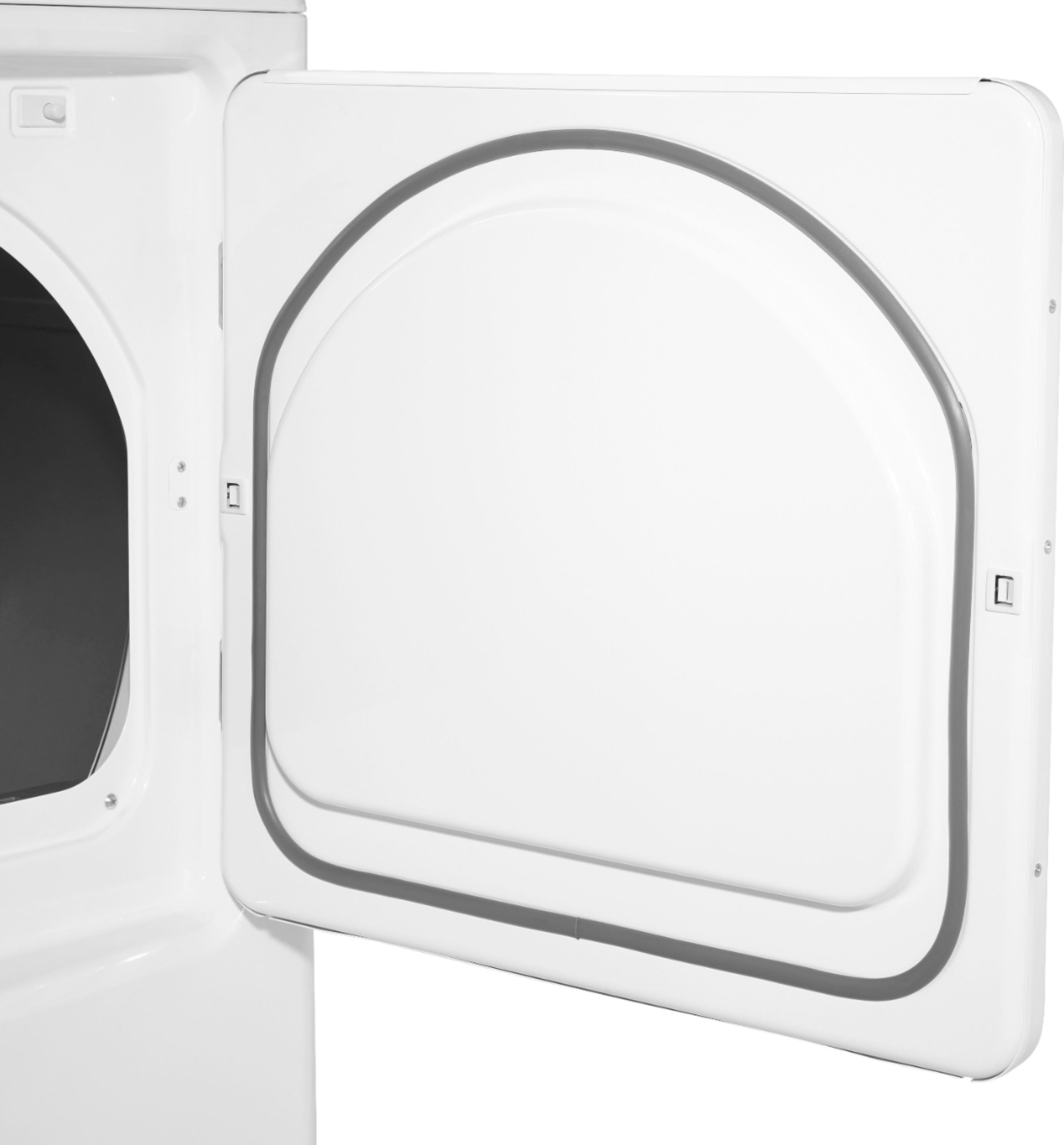 Insignia™ - 6.7 Cu. Ft. Electric Dryer with Sensor Dry - White - Image 8