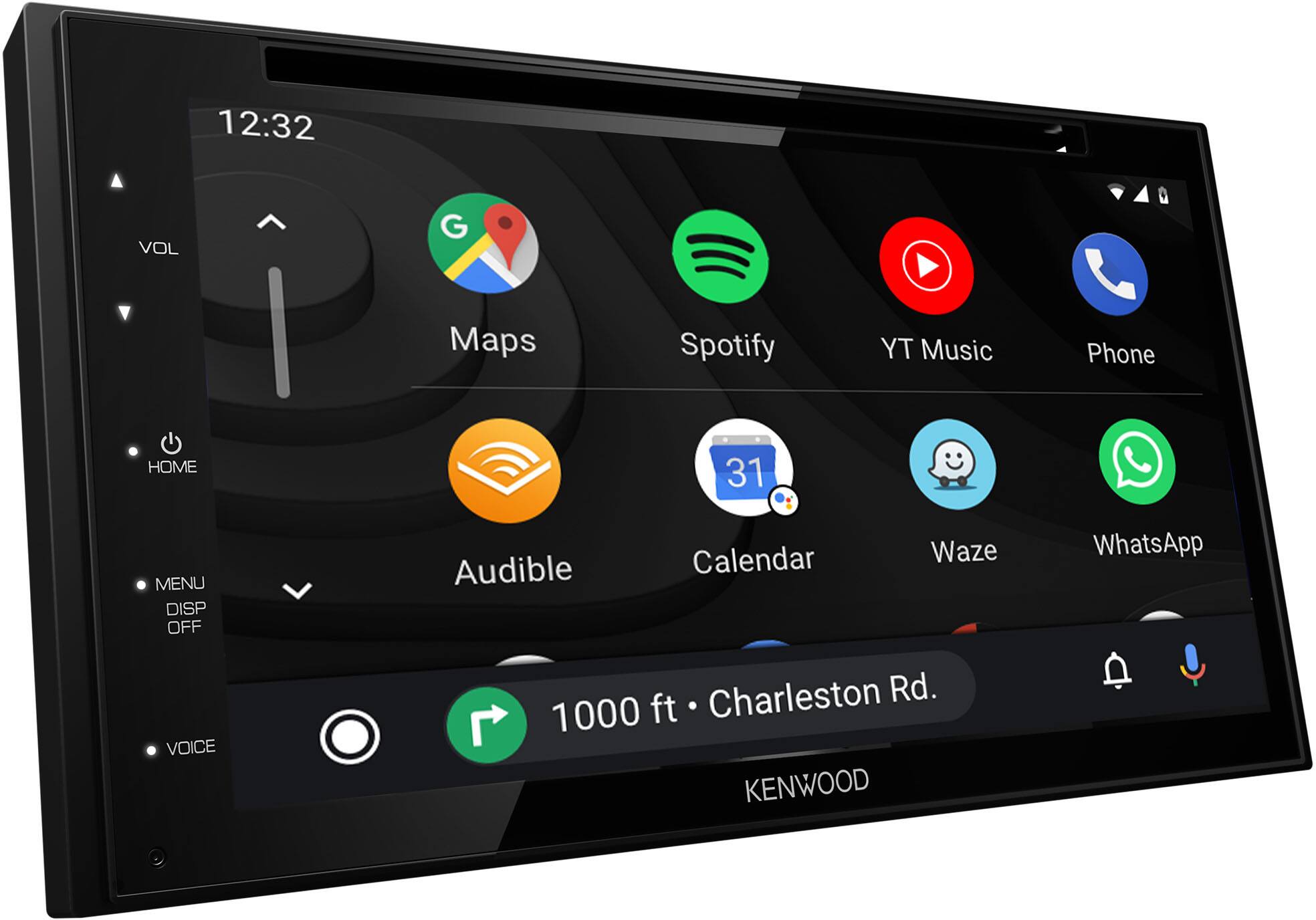 Kenwood - 6.8" Android Auto & Apple CarPlay Bluetooth DVD and Digital Media (DM) Receiver and Android Screen Mirroring - Black - Image 2