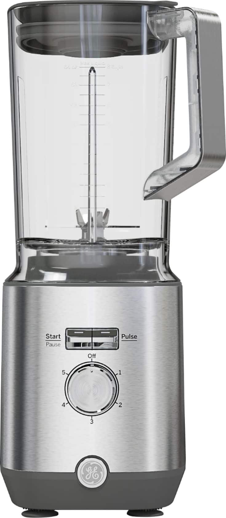 GE - 5-Speed 64-Oz. Blender with Blender Cups - Stainless Steel - Image 14